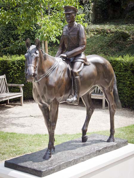 General Jack Seely Astride Warrior,Philip Blacker,Carisbrooke Castle