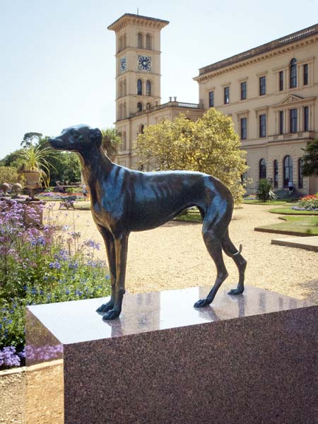 Lurcher Statue,Osborne House