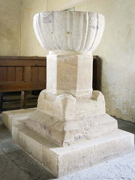 Font,All Saints' Church,Nether Cerne,Churches Conservation Trust