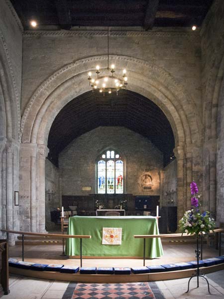 Chancel,St Mary's Church,Porchester Castle