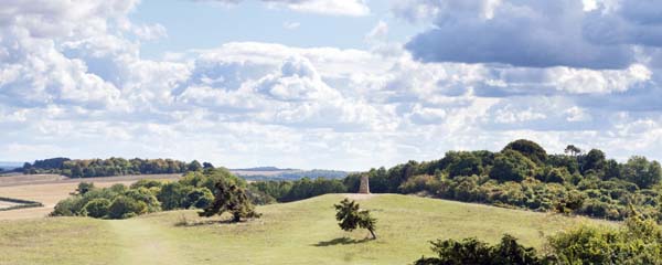 Trig Point,Danebury Hill Fort,Iron Age,View