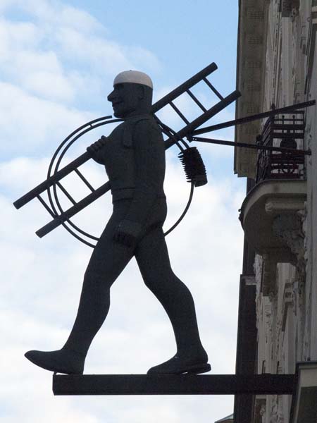 Sweep Sign,Hohe Bruecke,Wipplingstrasse,Vienna,Wien