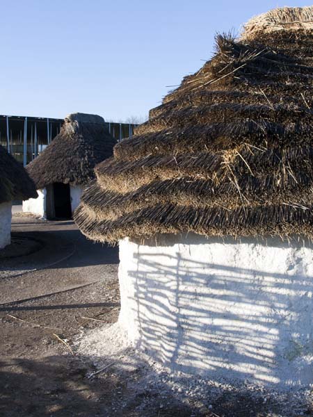 Roundhouse,Reconstruction,Stonehenge,Amesbury,Wiltshire,Airman's Corner