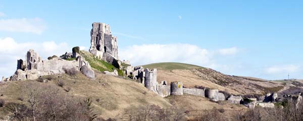 Corfe Castle,The Rings,Ruin,National Trust