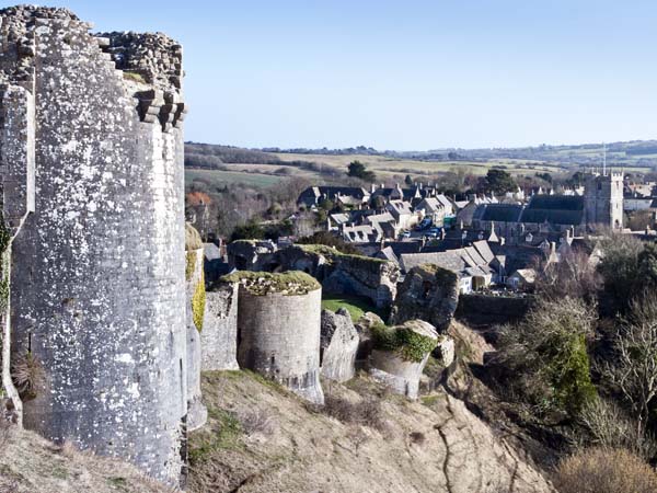 Corfe Castle,Curtain Wall,Ruin,National Trust