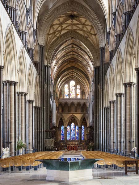 Nave,Salisbury Cathedral