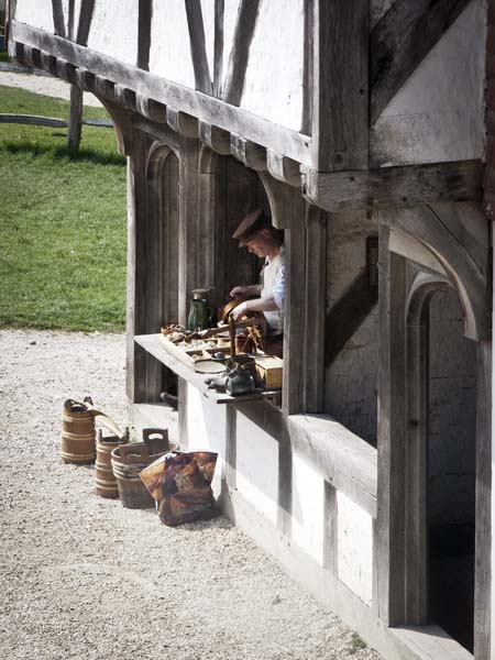 Hurdy-Gurdy Man,Weald and Downland Museum,Singleton,Shop