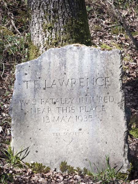 Crash Memorial,Clouds Hill,Bovington,T E Lawrence