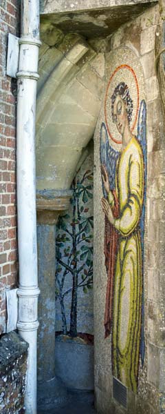 Boris Anrep,Angel of Mottisfont,Mosaic Panel