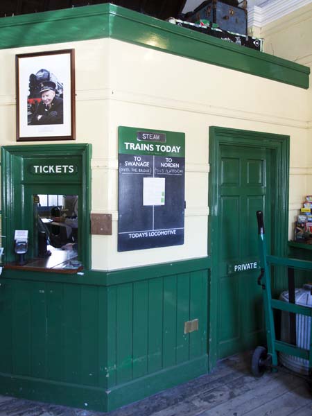 Booking Office,Corfe Castle,Swanage Railway,Station,Heritage