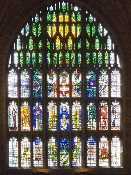 West Window,John Hayward,Sherborne Abbey,Church