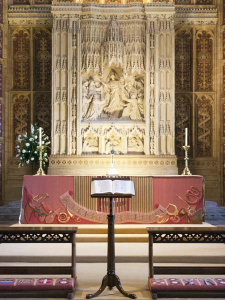 High Altar,Sherborne Abbey,Church