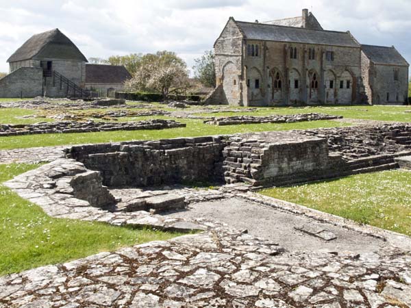 Abbot's Lodging,Saxon Church,Muchelney Abbey,Ruin,English Heritage,Langport