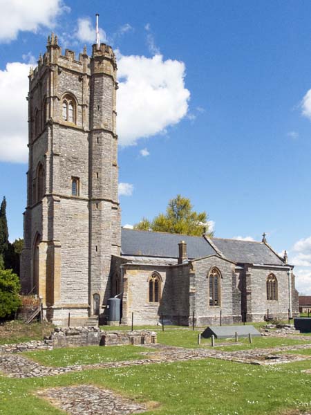 St Peter and St Paul,Church,Muchelney,Tower,Langport