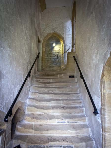Abbot's Lodging,Great Stair,Muchelney Abbey,Ruin,English Heritage,Langport