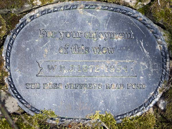 Rees Jefferys Road Fund,Plaque,Old Winchester Hill