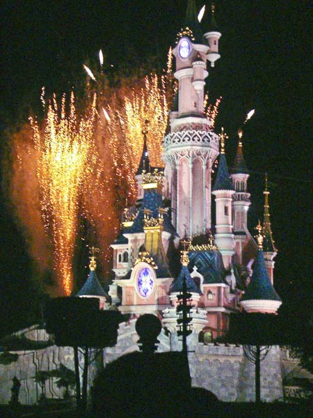 Fireworks,Disneyland Paris