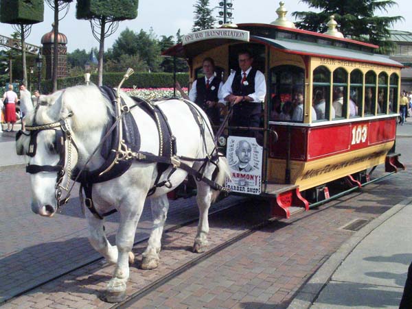 Horse Tram,Disneyland,Paris