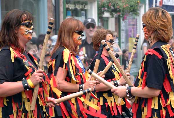 Hobos Morris,Wimborne Folk Festival,Procession