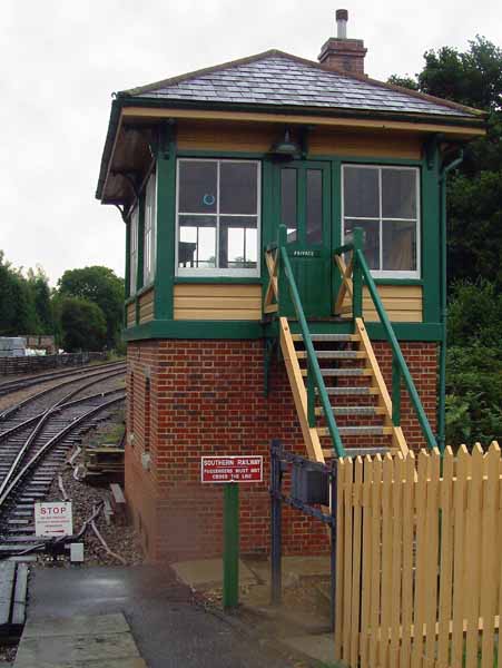 Bluebell Railway,Kingscote Station,Signalbox,Signal Box
