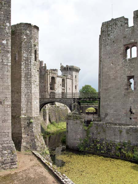 Moat,Raglan Castle,Cadw
