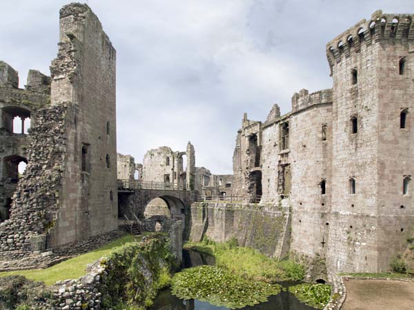 Moat,Raglan Castle
