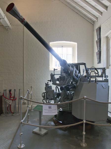 Bofors,40mm Gun,Explosion - Museum of Naval Firepower,Gosport