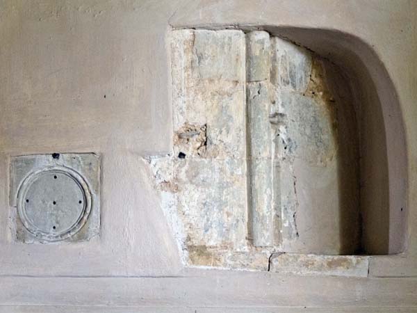Consecration Cross,St John the Baptist's Church,Upper Eldon