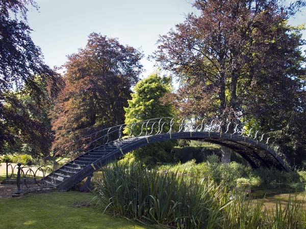 Footbridge,Avington Park,Garden