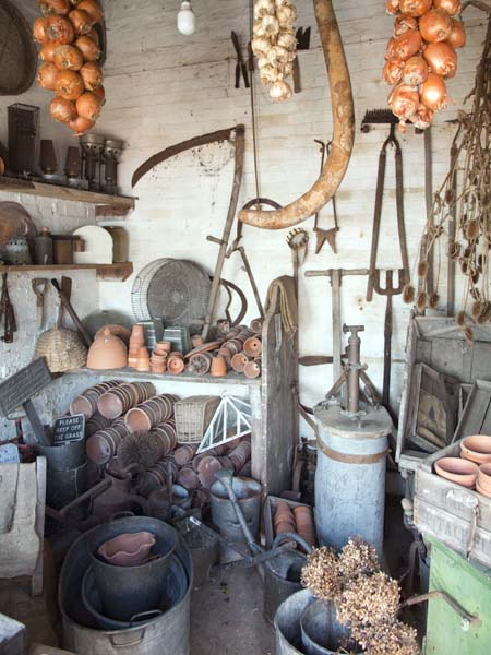 Storeroom,West Dean Gardens