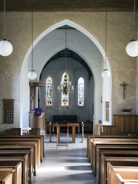 Nave,Chancel,St Andrew's Church,West Dean