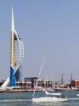 The Spinnaker Tower from Gosport