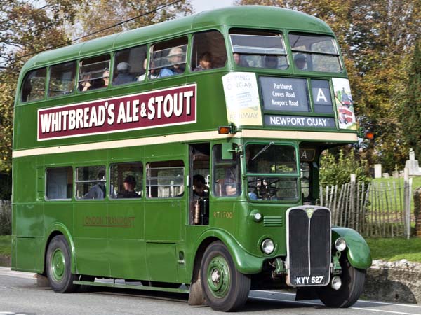KYY527,AEC,Regent,RT17000,Isle of Wight,Classic Buses,Beer,Walks,Festival