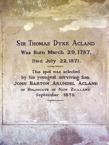 Plaque,Acland Memorial Hut,Selworthy Beacon