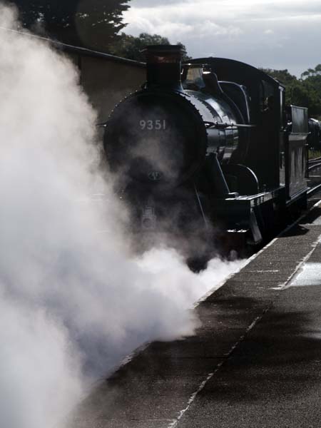9351,Steam,Train,Minehead,Station,West Somerset Railway