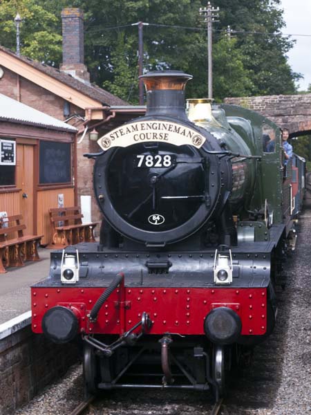 7828,Odney Manor,Steam,Engine,Bishops Lydeard,Station,West Somerset Railway