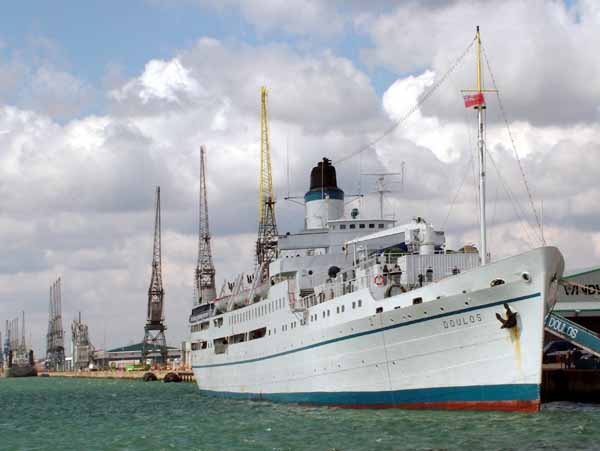 Southampton,Mayflower Park,Boats,Ships,MV Dulos