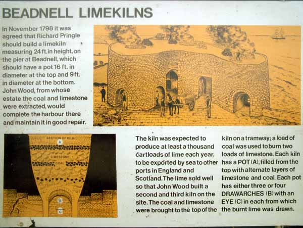 Beadnell Limekilns,Plaque
