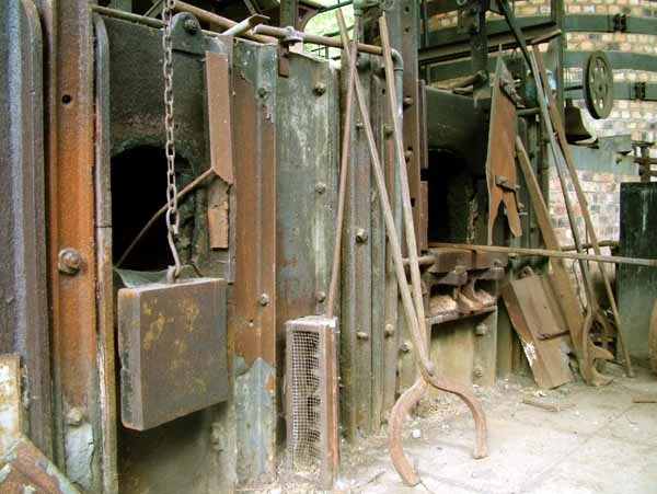 Telford,Ironbridge Gorge,Blists Hill Victorian Village,Museum,Wrought Iron Works,Puddling Furnace