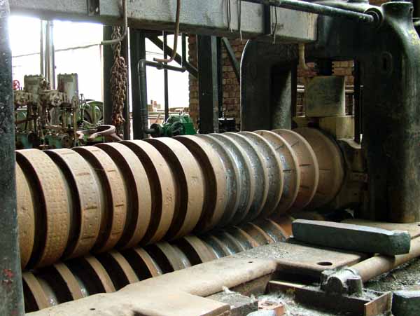 Telford,Ironbridge Gorge,Blists Hill Victorian Village,Museum,Wrought Iron Works,Rollers