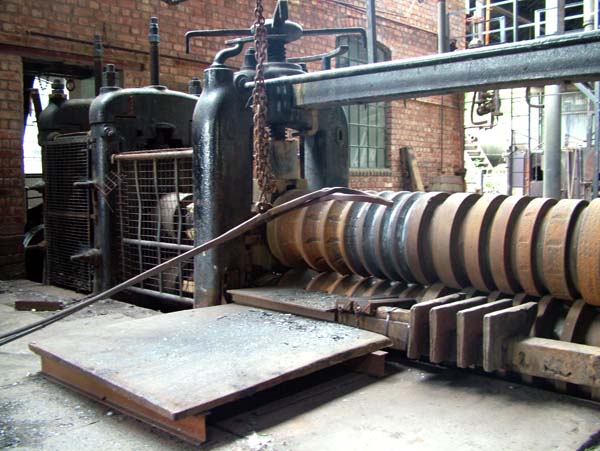 Telford,Ironbridge Gorge,Blists Hill Victorian Village,Museum,Wrought Iron Works,Rollers