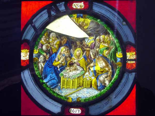 Stained Glass,Adoration of the Shepherds,Highcliffe