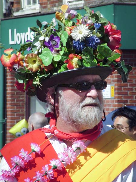 Wimborne Folk Festival,Dancers,Floral Morris