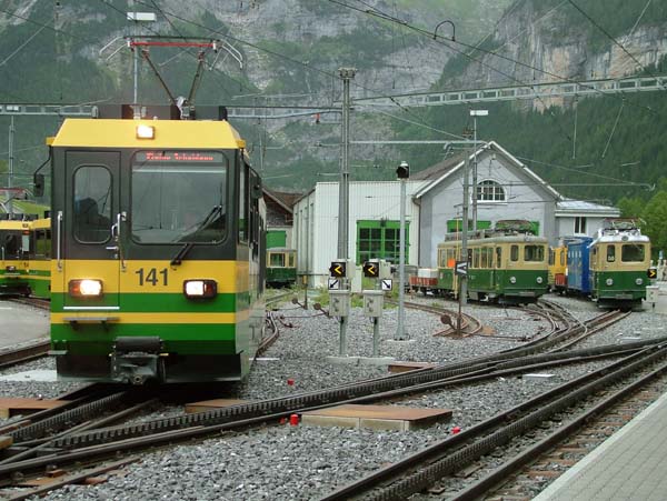 Grindelwald,Grund,Swiss Railway,Bahn,Trains,Rack,Cog,WAB,Wengeneralp