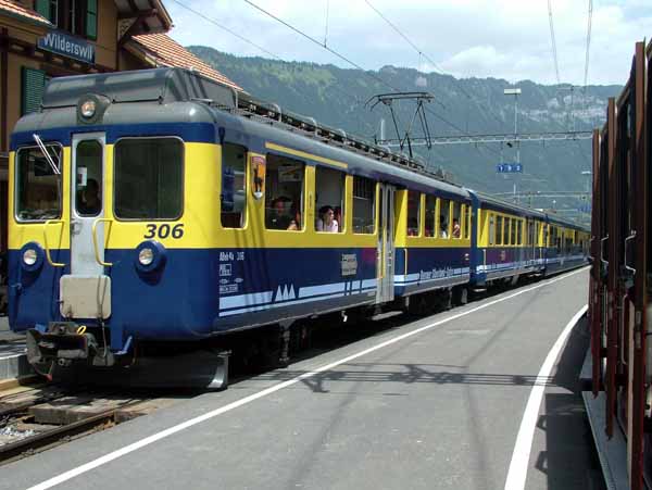 Wilderswil,Swiss Railway,Train,BOB,Berner Oberland Bhan,ABeh4/4