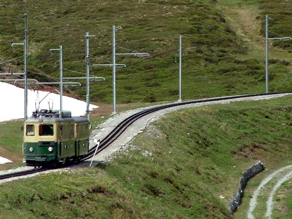 Swiss Railway,Train,Rack,Cog,WAB,Wengeneralpbahn,BDhe 4/4,Kleine Scheidegg