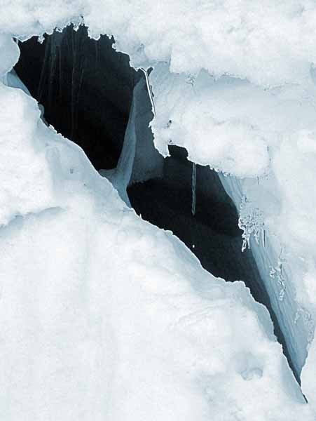 Jungfraujoch,Crevasse