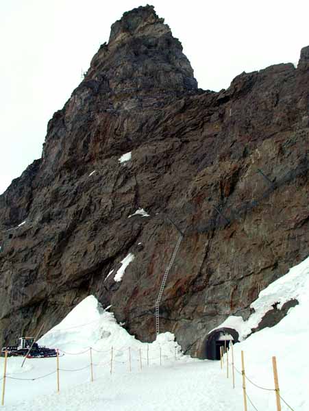 Jungfraujoch,Glacier Exit,Gletscherausgang