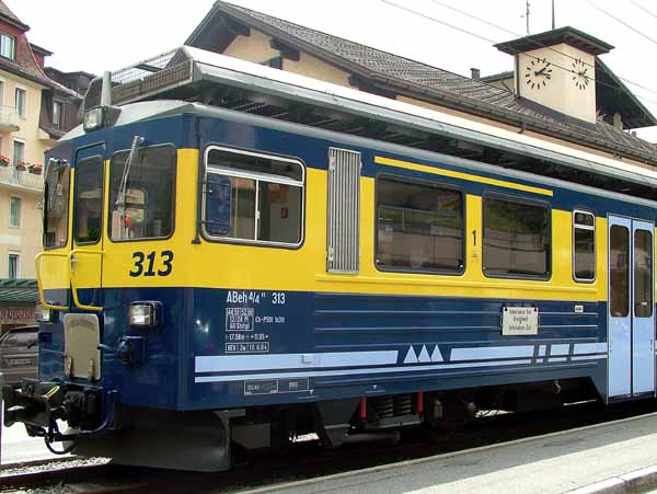 Grindelwald Station,Swiss Railway,Train,BOB,Berner Oberland Bhan