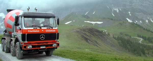 Grosse Scheidegg,Vehicle,Cement Lorry,Truck